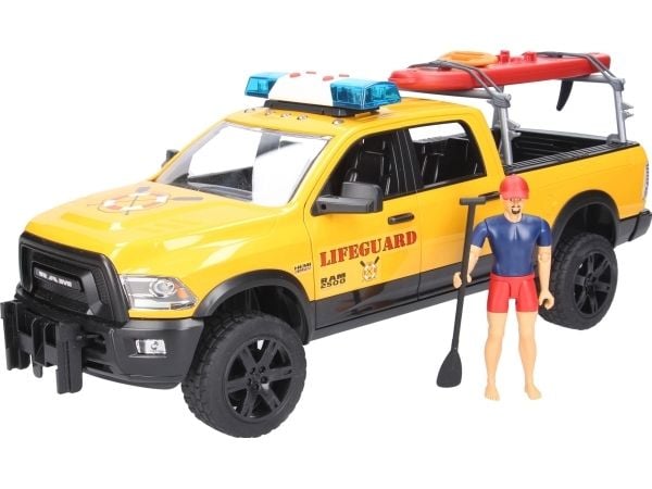 BRUDER 02506, Kjøretøy badevakt + Figur, Lifeguard emergency, 4 år, ABS syntetisk, Flerfarget