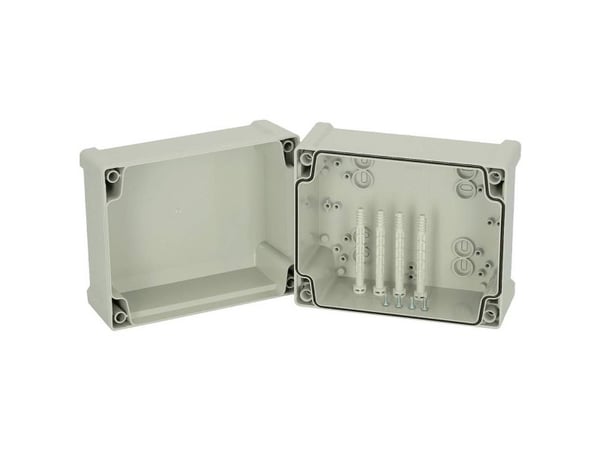 Fibox-kotelo, ABS harmaa kansi 5814051 Universalkabinet 201 x 163 x 138 ABS Gråhvid (RAL 7035) 1 stk
