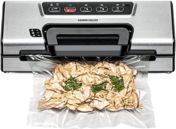 Rommelsbacher VAC 385, Rustfritt stål, 3 cm, 120 W, 230 V, 414 mm, 240 mm