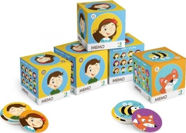 Memo mini muistipeli, 24 palaa (mix)