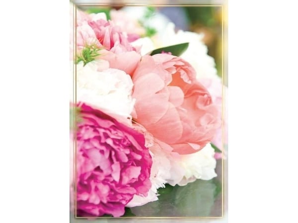 Gratulasjonskort KUKARTKA B6 PP-2145 - blomster (uten tekst)