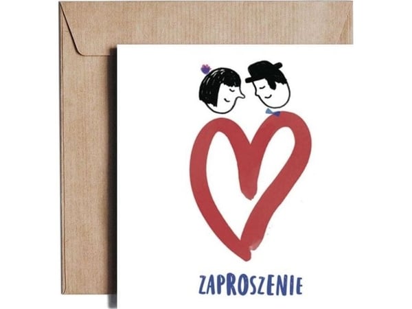One Heart / One Heart Flower Card Wedding AL03