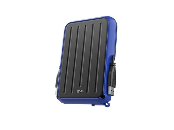 SILICON POWER Armor A66 - Harddisk - 5 TB - ekstern (bærbar) - 2.5" - USB 3.2 Gen 1 - blå