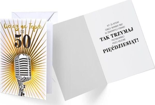 PASSION CARDS kort B6 50-år