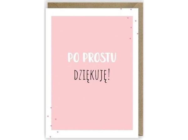 Presentkort med eco-kuvert Thank you K001