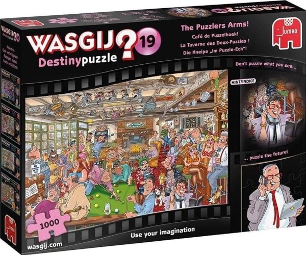 Wasgij Destiny 19 1000 pcs, 1000 styck, Serietidning, 12 År