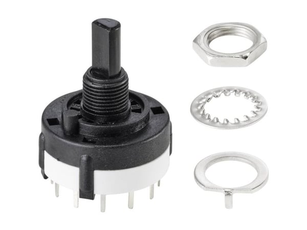 TRU COMPONENTS dreiebryter SR26B4-2X6-7-20 250 V 150 mA 12 x 30° 1 stk