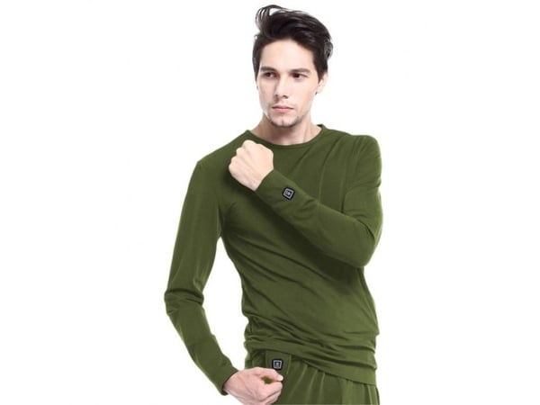 Glovii GJ1CXL, T-skjorte, Voksen, Unisex, Grønn, Monokromatisk, XL