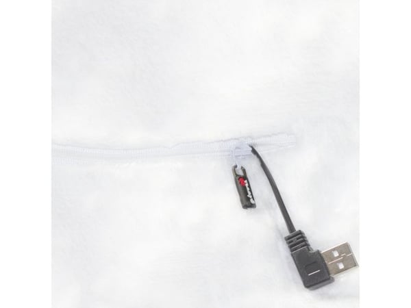 Glovii GA1W, Heated scarf, Skidåkning, Snowboardåkning, Unisex, Vit, Alla, uni