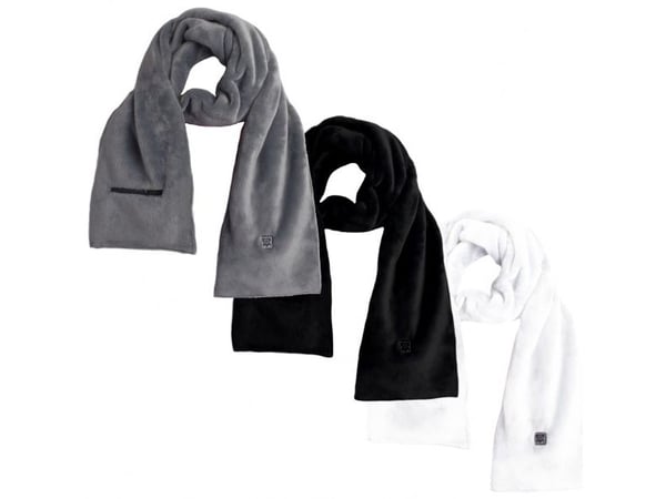 Glovii GA1W, Heated scarf, Skidåkning, Snowboardåkning, Unisex, Vit, Alla, uni