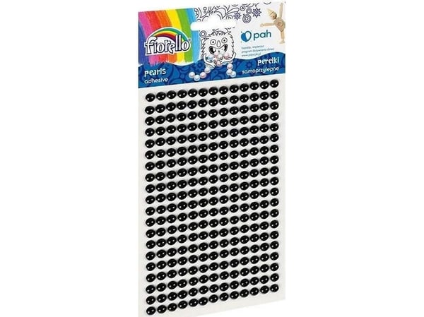 Fiorello selvklebende perler svarte FIORELLO