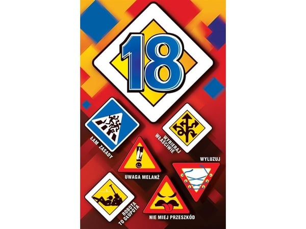 Gratulasjonskort bursdag 18 US06