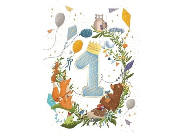 carnet a5 birthday blue