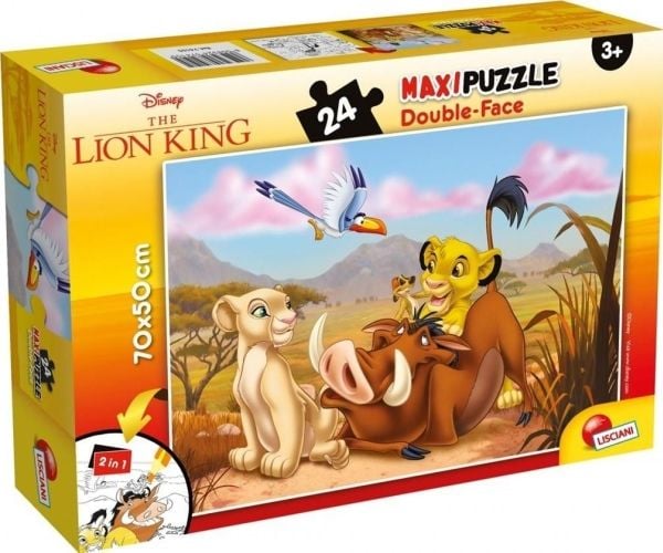 Lisciani Puzzle Df Supermaxi 24 Lion King, 3 vuosi/vuosia