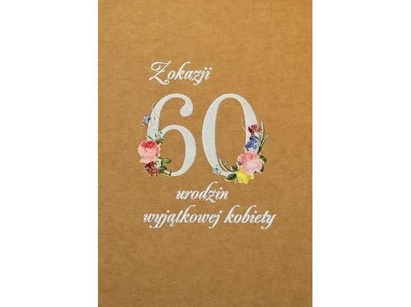 Gratulationskort födelsedag 60 TS52