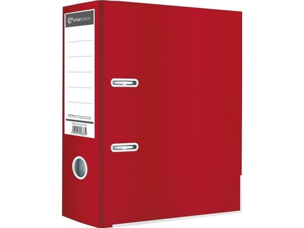 Interdruk Binder A4/75K rødbrun blank