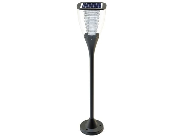 PowerNeed ESL-25H, Utendørs sokkel/stang-belysning, Svart, IP65, Camping, Inngang, Hage, Gressplen, Gangsti, Terrasse, Gulvmontering, Design
