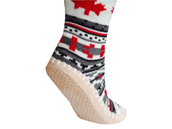 Glovii GQ4M, Toffelboot, Unisex, Vuxen, Grå, Röd, Vit, Mönstrad, Multimönster