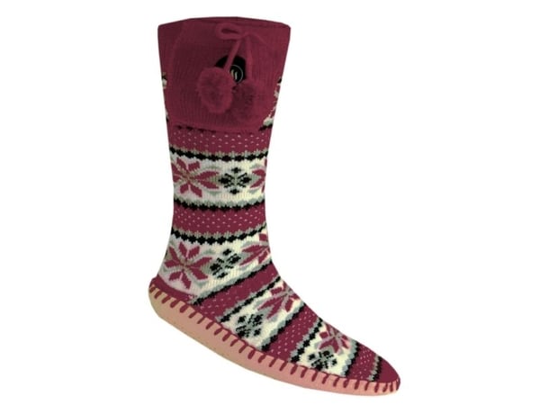 Glovii GQ5L, Tofflor, Unisex, Vuxen, Bordeaux, nieokreslony, szary, bialy, czarny