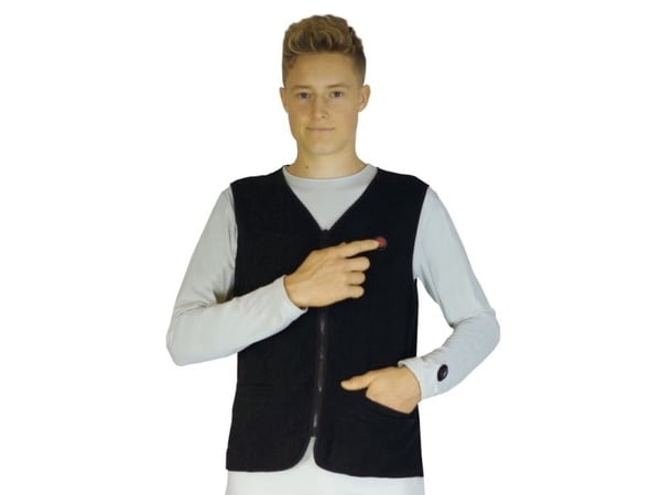 Glovii GV1XXL, Suojaliivi, Hiihto, Lumilautailu, Unisex, Musta, Kaikki, XXL
