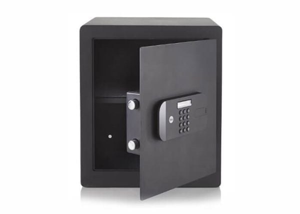 Yale YSEB/400/EB1, Frittstående safe, Sort, Kombinasjonslås, Stål, Gulv/vegg, 2 hyller