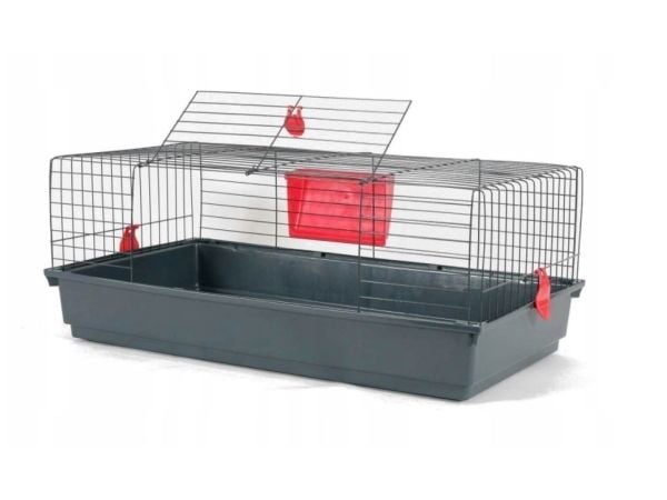 Zolux Cage CLASSIC 100 cm grå/rød