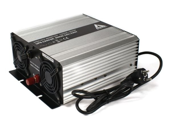 Afbrydelsesfri strømforsyning (UPS + AVR) AZO Digital 12V UPS-1200SR Sinus 1200W/600W 12V/230V