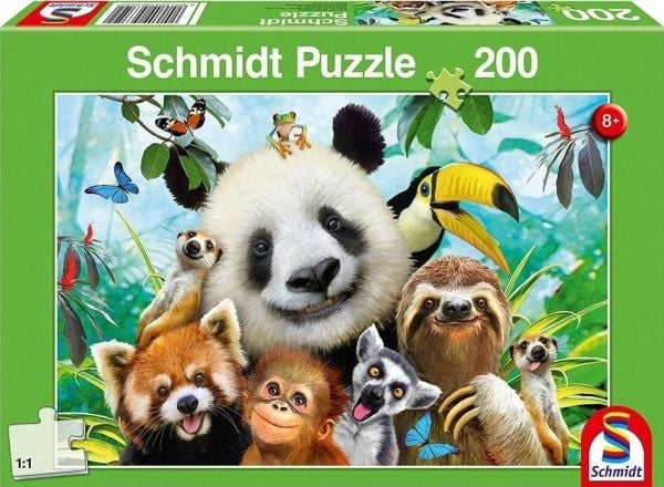 Schmidt Games Puslespill 200 Glade kjæledyr G3