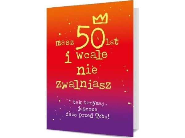 Mr. Dragon Karnet B6 50-årsdag - du er 50 år og du senker ikke farten! K.B6-1915