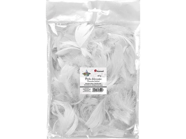 Titanum fjädrar 16 g vita Titanum fjädrar 16 g vita