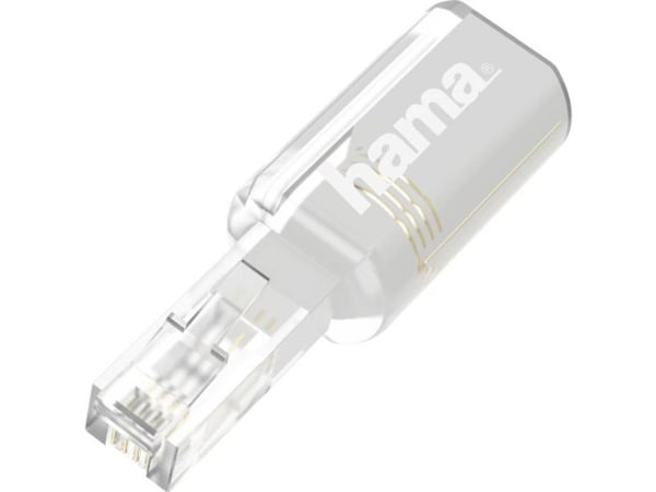 Hama 00201130, TAE-F, RJ11, 0,2 m, Svart