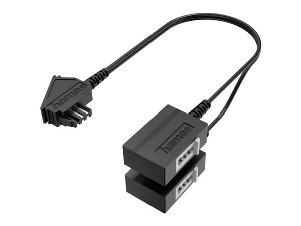 Hama 00201115, 3 m, RJ-45, TAE (F), Hankjønn, Hankjønn, Svart