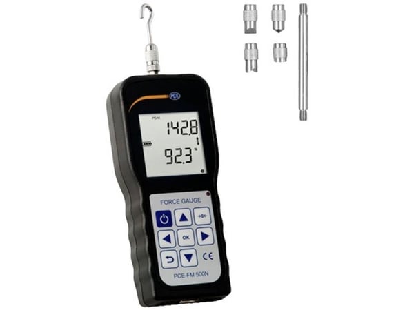 PCE Instruments kraftmåler 5–500 N, fabrikkstandard