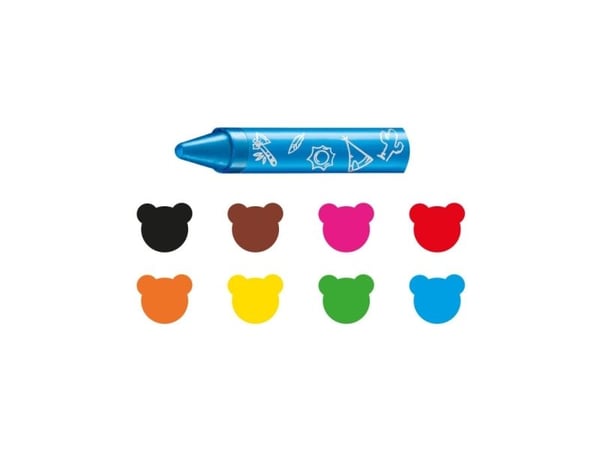 Carioca 42892, Soft (myk), Flerfarget, 8 stykker
