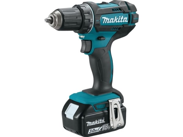 Makita DDF482RFJ - Drill/driver - trådløs - 2 hastigheter - nøkkelfri borhylse 13 mm - 62 N·m - 2 batterier - 18 V