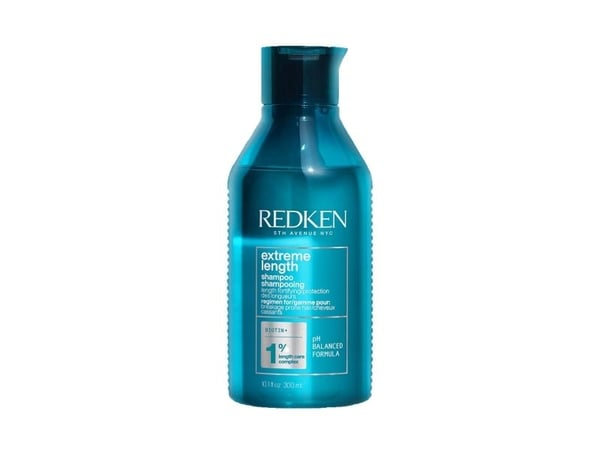 Redken Extreme Length Shampoo, Kvinner, Profesjonell, Sjampo, Skadet hår, Alle farger, 300 ml