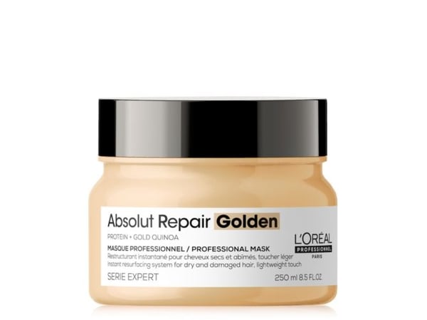 L`Oreal Professionnel Expert Series Absolute Repair Golden Hair Mask, torrt/skadat hår, 250 ml