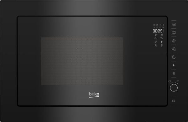 Beko b300 BMGB 25333 BG - Mikrobølgeovn med grill - innebygd - 25 liter - 900 W - svart