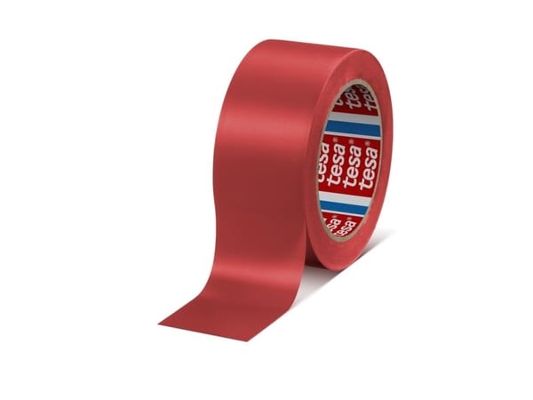 Tesaflex 60760 - Maskeringstape - 50 mm x 33 m - PVC - rød