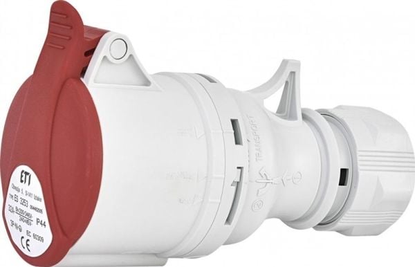 Eti ES 3253 32A 400V 3P+N+Pe uttag IP44