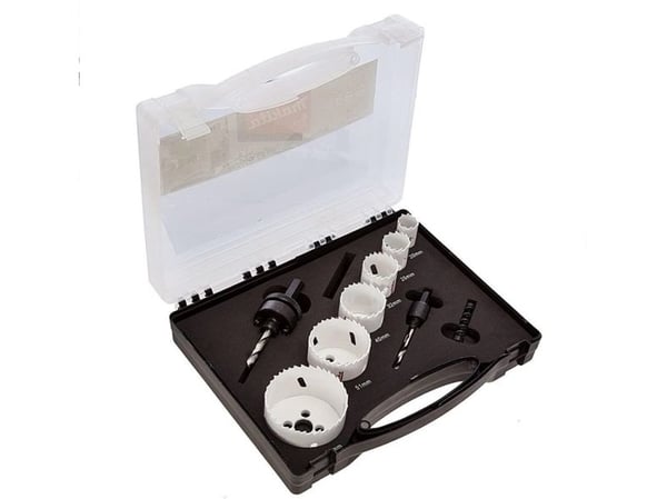 Makita - Hålsågssats - 6 delar - 25 mm, 32 mm, 20 mm, 40 mm, 65 mm, 51 mm - sex-stiftigt - 13 mm - för Makita DHP453, DHP453RFEW