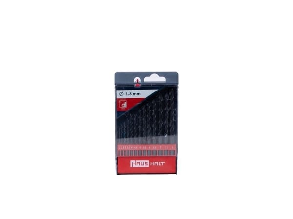 Borsett i metall HAUSHALT, 13 stk. 2-8 mm