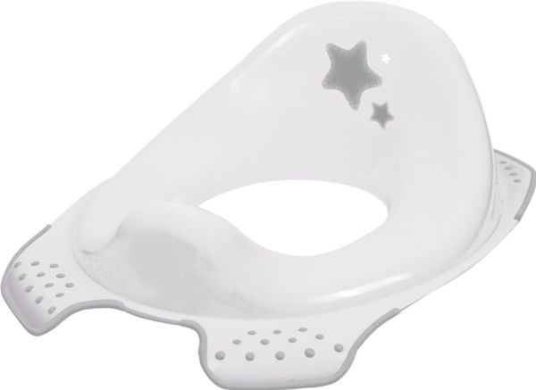 KEEEPER 18650 EWA STARS Anti-skli toalettsetetrekk, mellomrom hvit