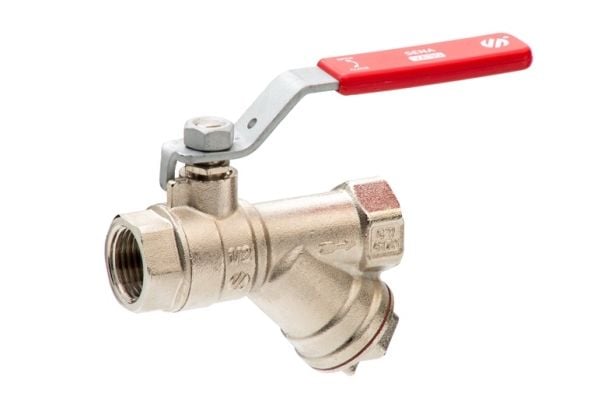 Arco vannventil, kule, muffe m. filter, standard håndtak, PN 30 1/2" Sena (152303)