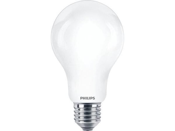 Philips LED Classic - LED-lyspære - mattslipt finish - E27 - 13 W (ekvivalent 120 W) - klasse D - kjølilg hvitt lys - 4000 K