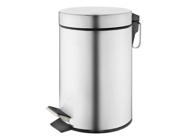 Jäteastia polkimella OKKO T-Y0103SS, 3 l, matta hopea