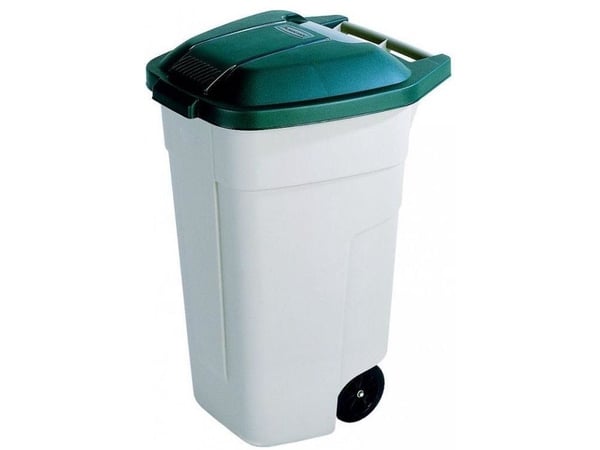 Curver Beige pyörällinen roskakori 110L (176805)
