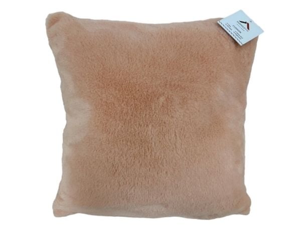 Domoletti FAKE RABBIT fleecepute 45x45 rosa
