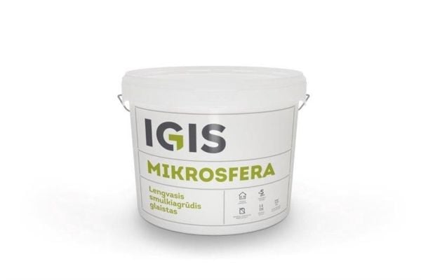 Igis Hienorakeinen lasite Mikropallo 1 L