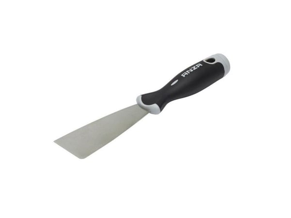 Anza stålspartel blød rustfri - 2-K med hammerhoved 50mm ergonomisk grebsvenligt skaft